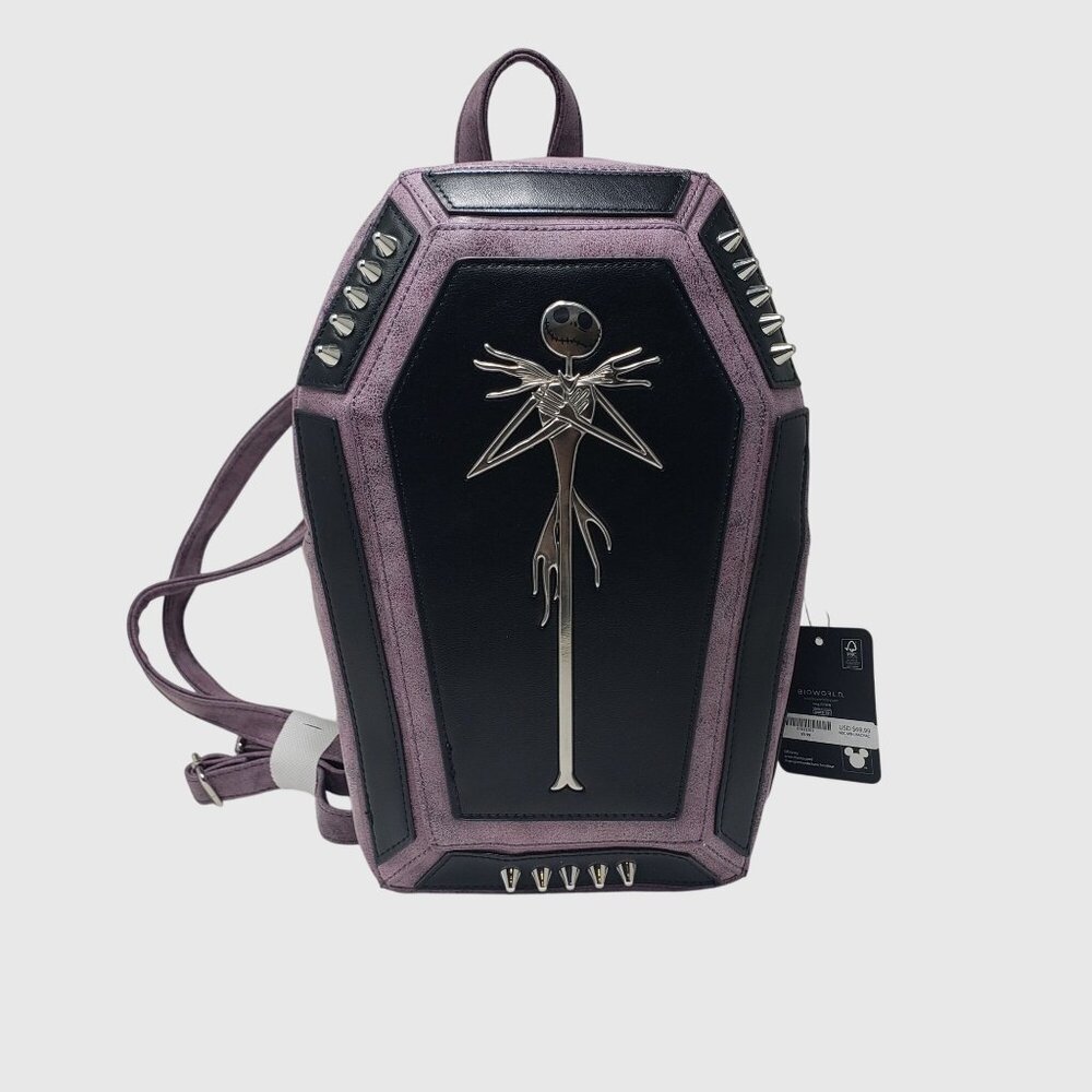 Disney Loungefly Nightmare Before Christmas Jack Skellington Coffin Backpack